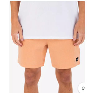 Hurley Mens Phantom Zuma II Volley 18 Board Shorts Nectarine Heather Size XL New